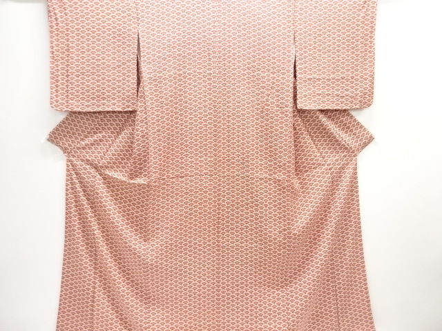 JAPANESE KIMONO / TSUKESAGE KOMON / KIKU & SEIGAIHA